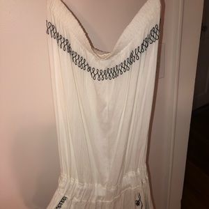 White boutique romper